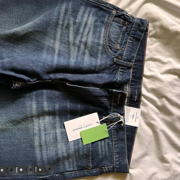 Lucky Brand Baggy Straight Blue Jeans - Picture 3 of 4